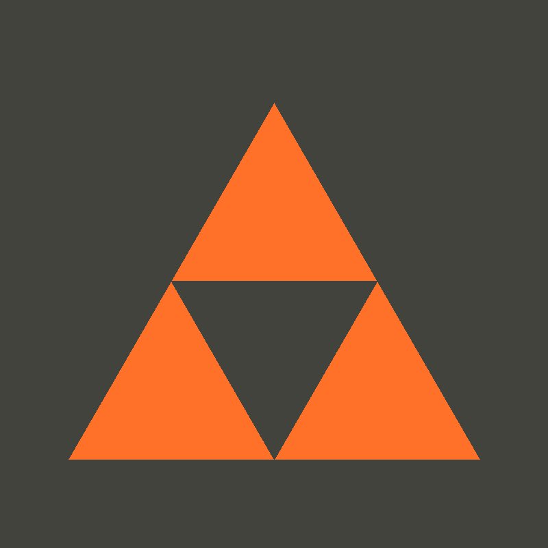 drawing Sierpinski step 3